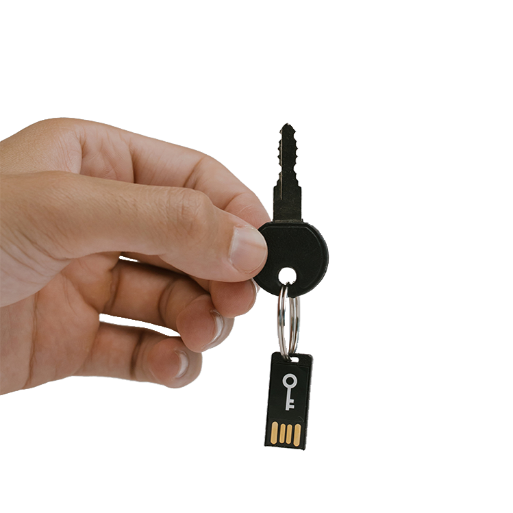 Schlüssel mit USB-Stick